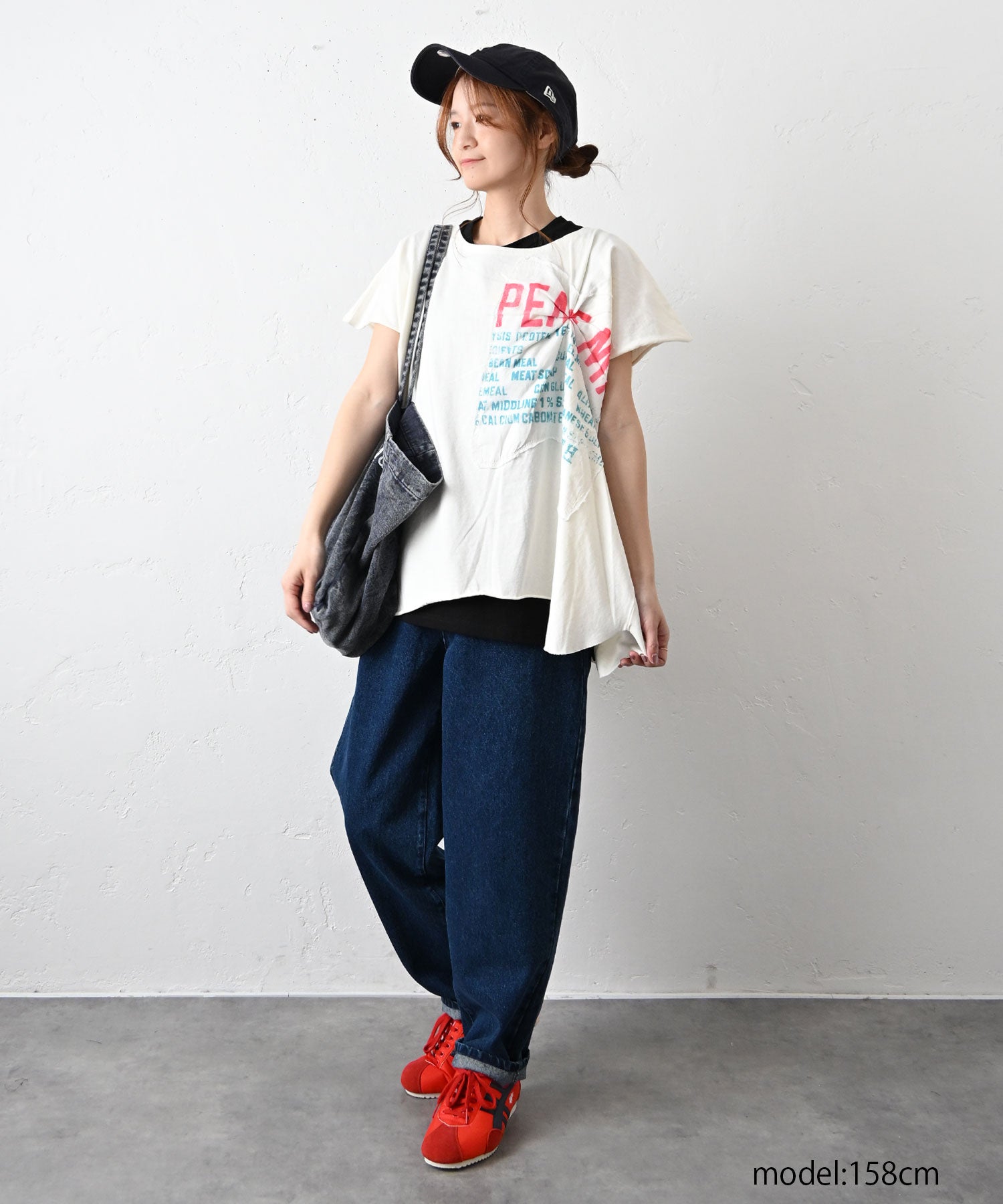 GO TO HOLLYWOOD｜天竺ヘンケイワイドTシャツ [[32620410]][C] | ma28