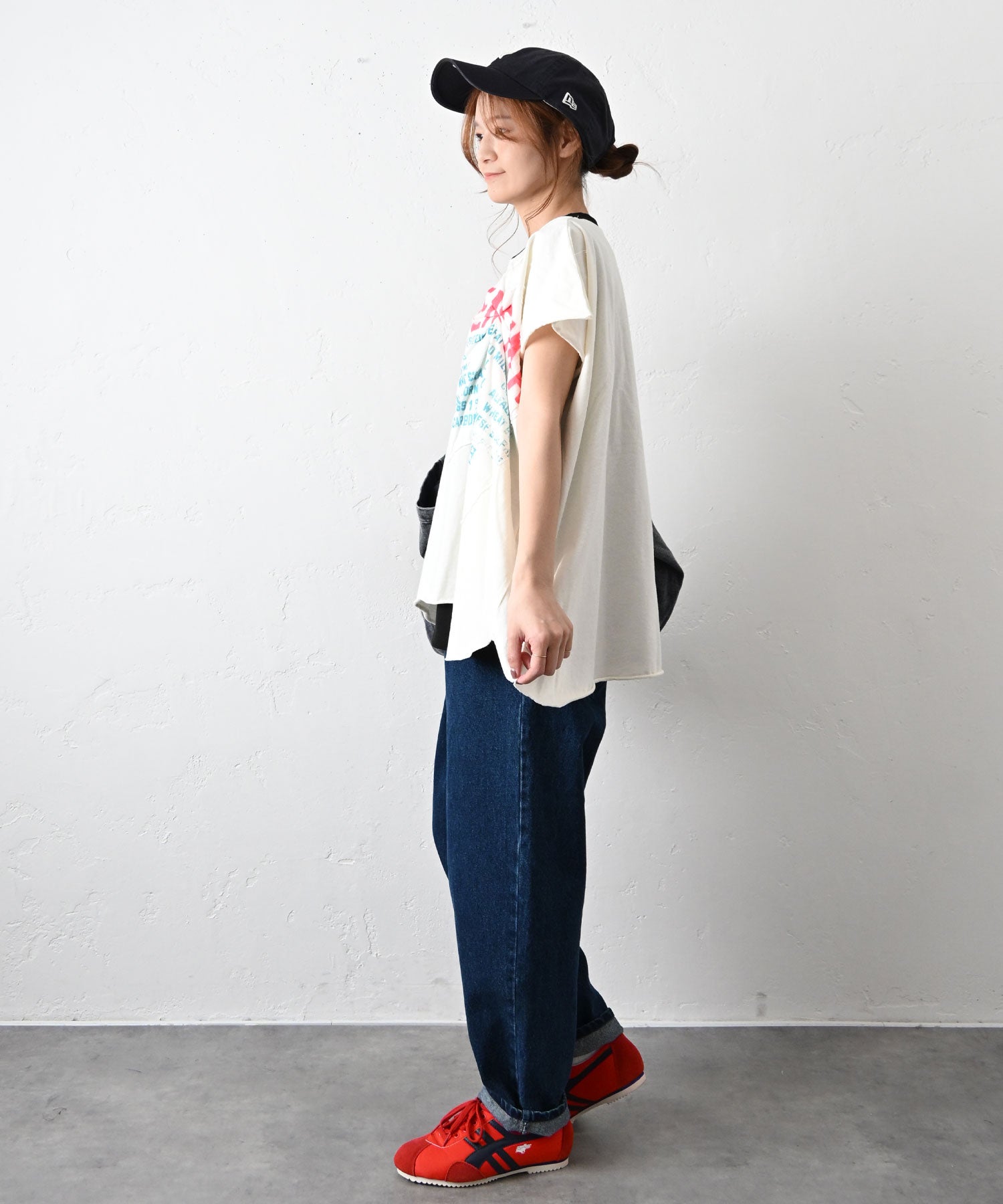 GO TO HOLLYWOOD｜天竺ヘンケイワイドTシャツ [[32620410]][C] | ma28