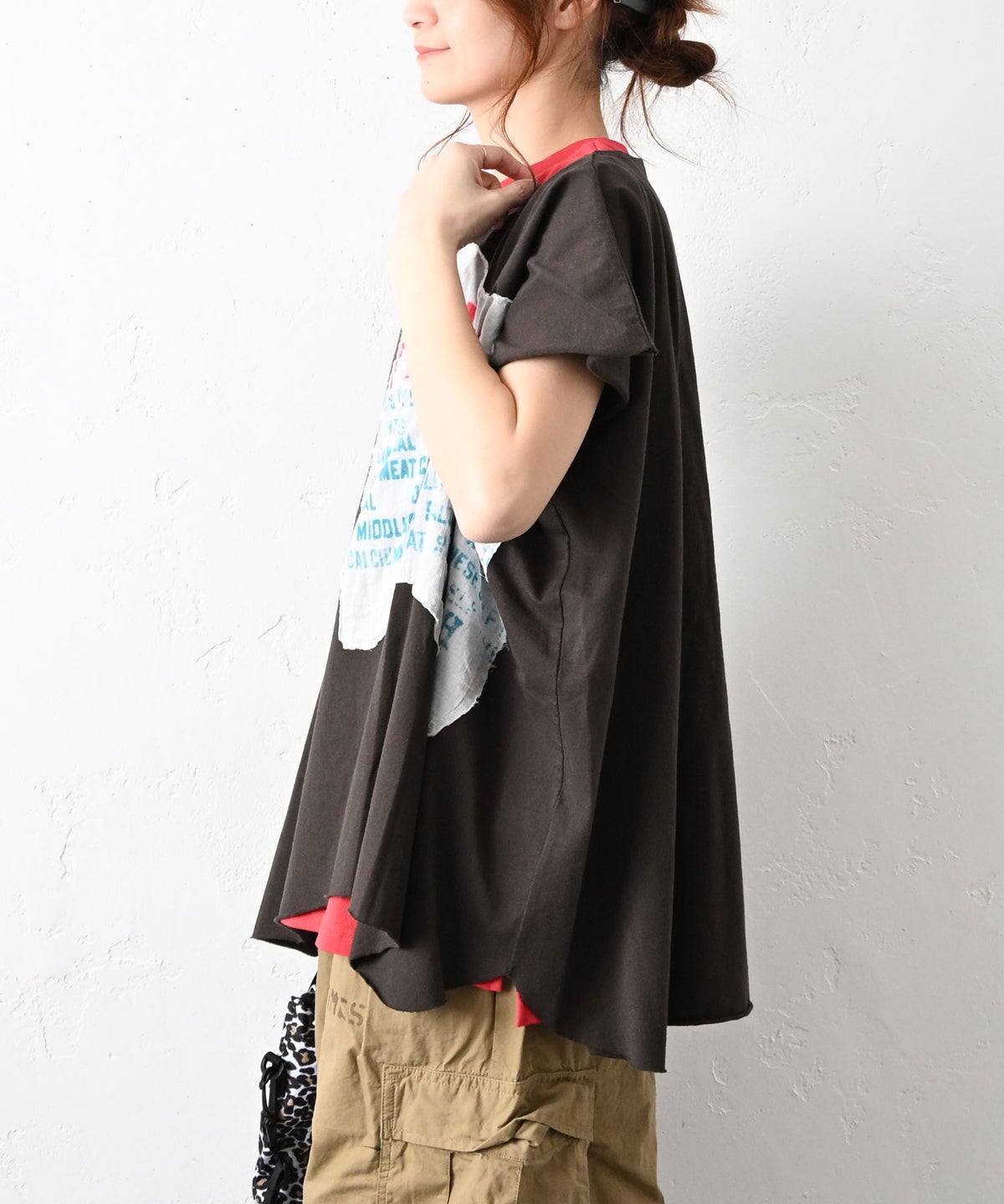 GO TO HOLLYWOOD｜天竺ヘンケイワイドTシャツ [[32620410]][C]