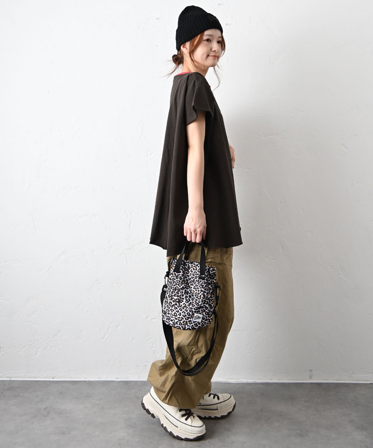 GO TO HOLLYWOOD｜天竺ヘンケイワイドTシャツ [[32620410]][C] | ma28