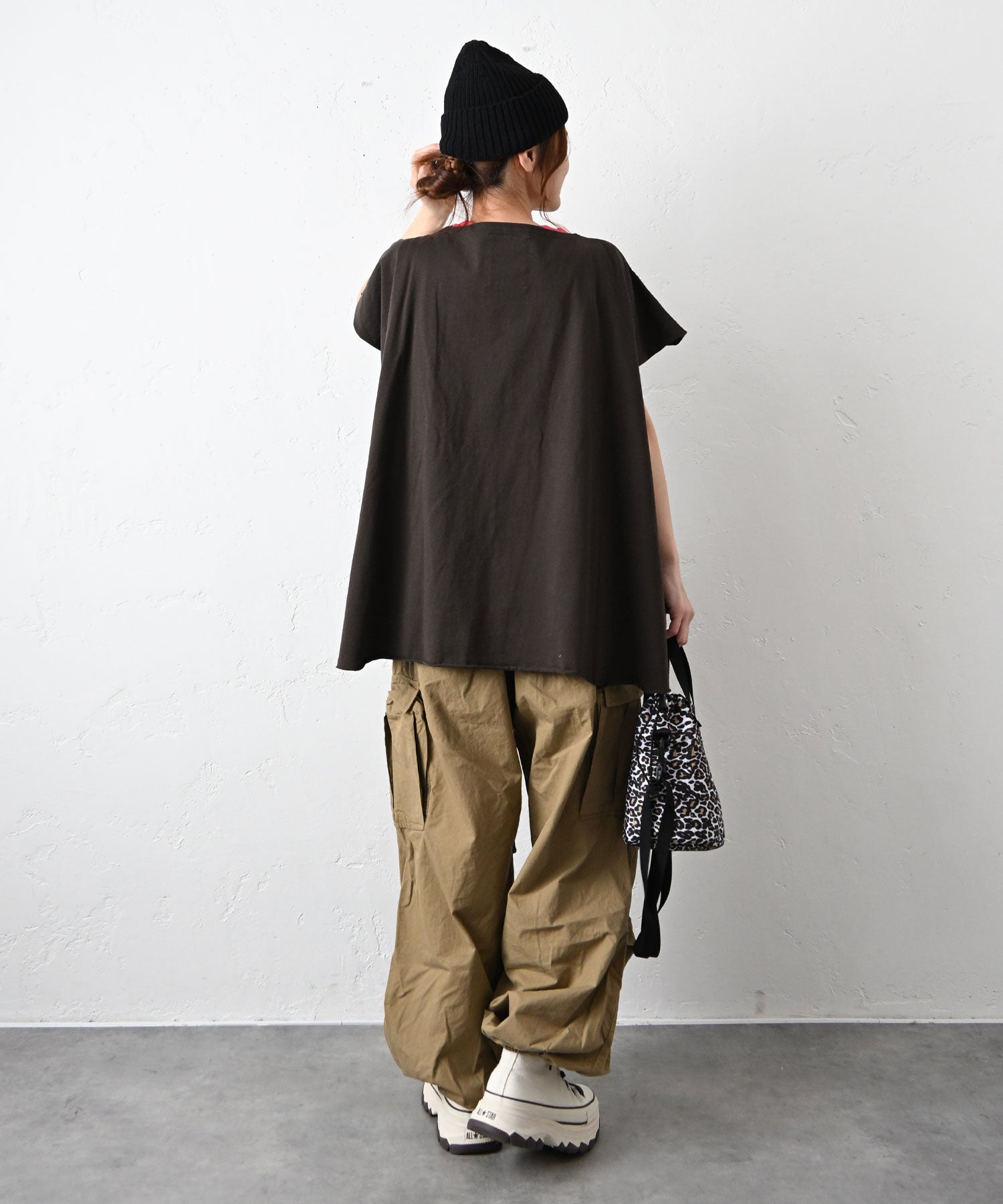 GO TO HOLLYWOOD｜天竺ヘンケイワイドTシャツ [[32620410]][C] | ma28