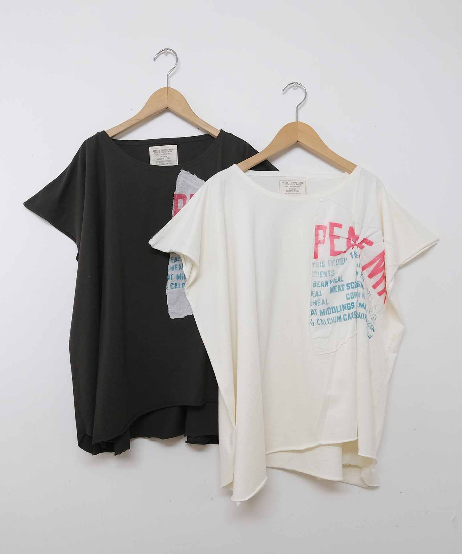 GO TO HOLLYWOOD｜天竺ヘンケイワイドTシャツ [[32620410]][C] | ma28