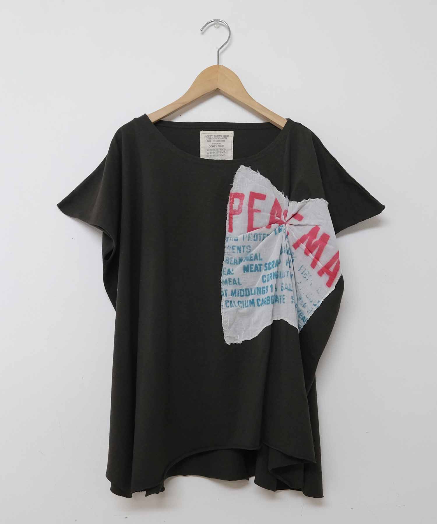 GO TO HOLLYWOOD｜天竺ヘンケイワイドTシャツ [[32620410]][C] | ma28
