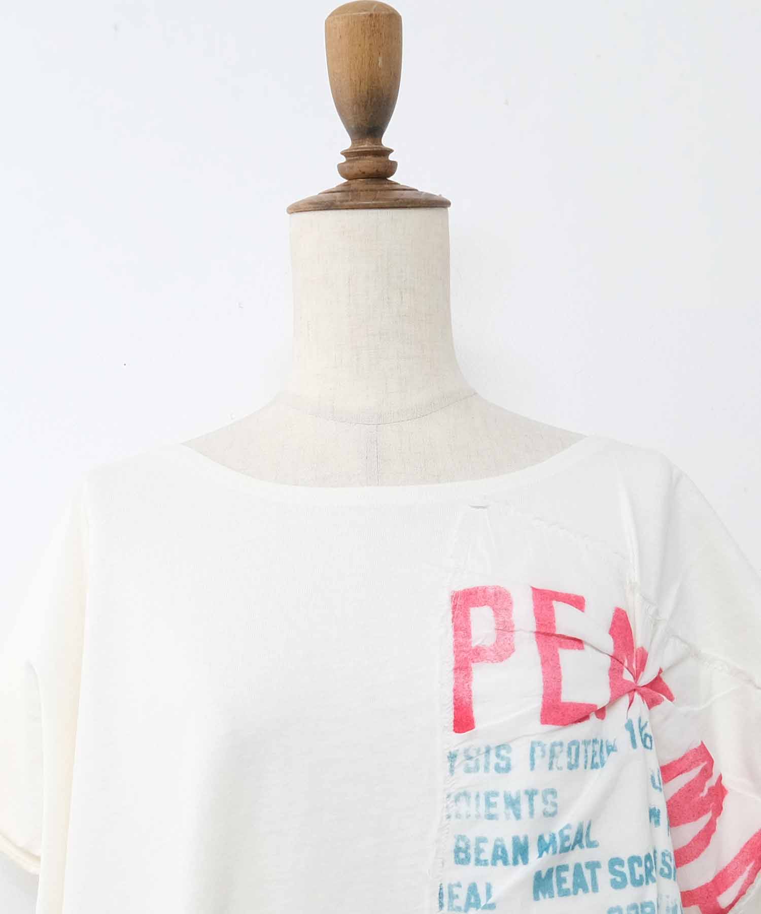GO TO HOLLYWOOD｜天竺ヘンケイワイドTシャツ [[32620410]][C] | ma28