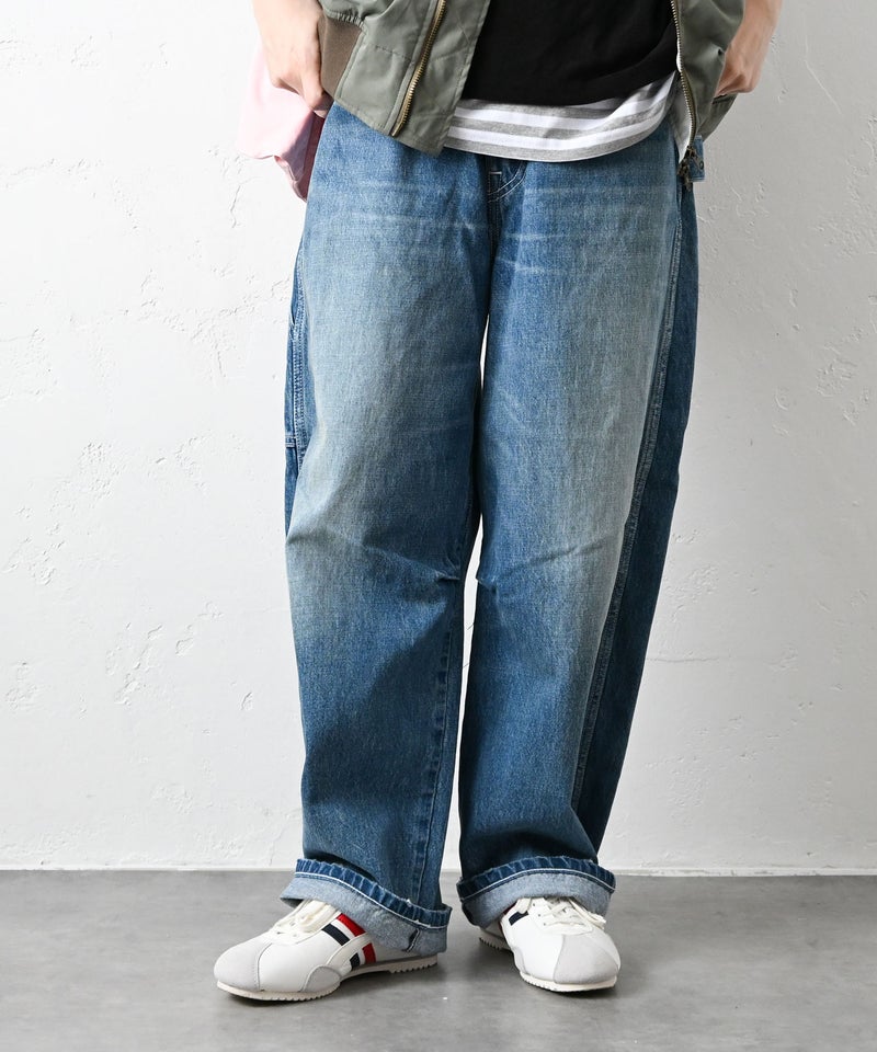 RNA｜ルーズストレートデニム(USED） [[R4445-USED]][C]