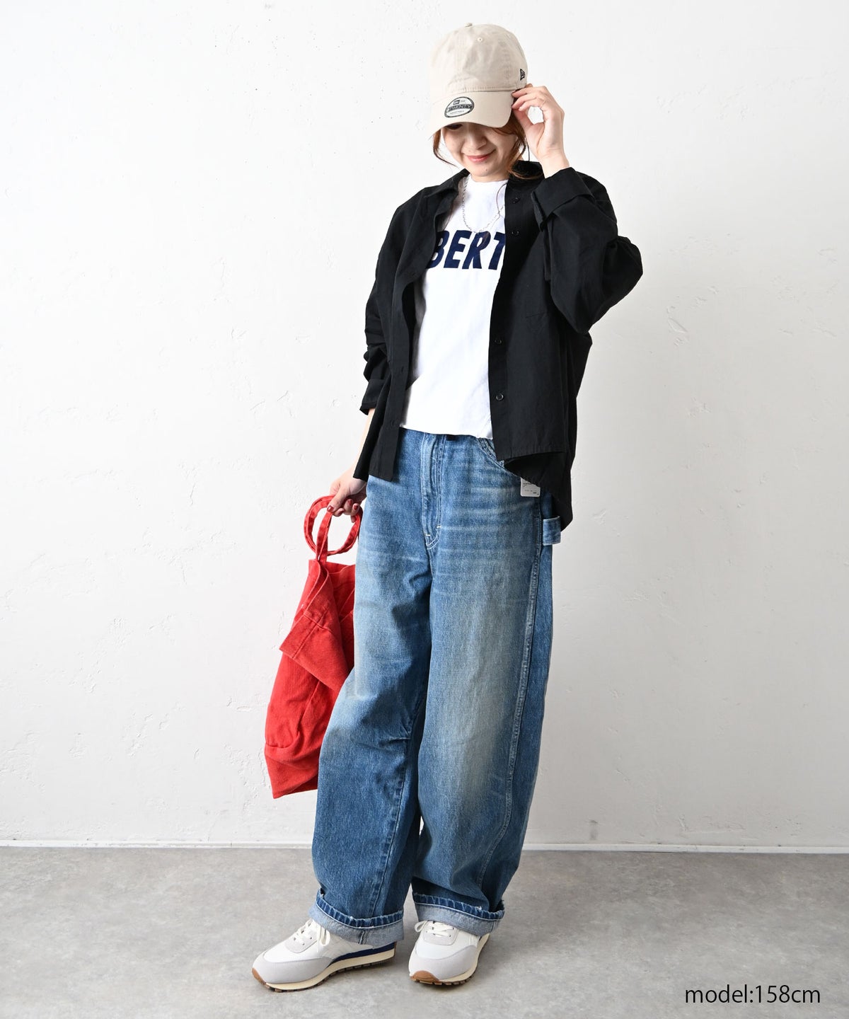 RNA｜ルーズストレートデニム(USED） [[R4445-USED]][C]