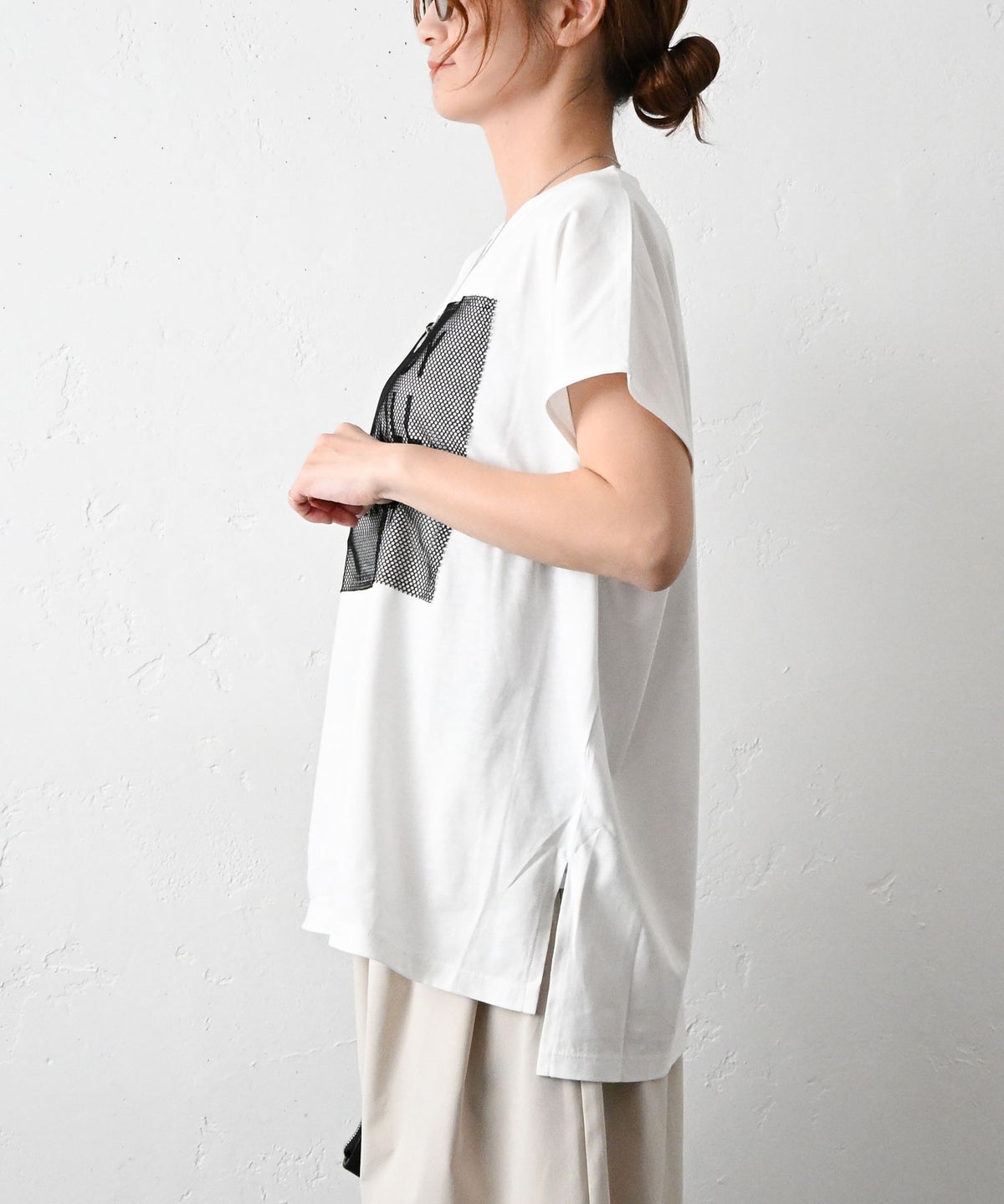 HUMS｜ポイントメッシュロゴTee [[CJM-0010]][C]