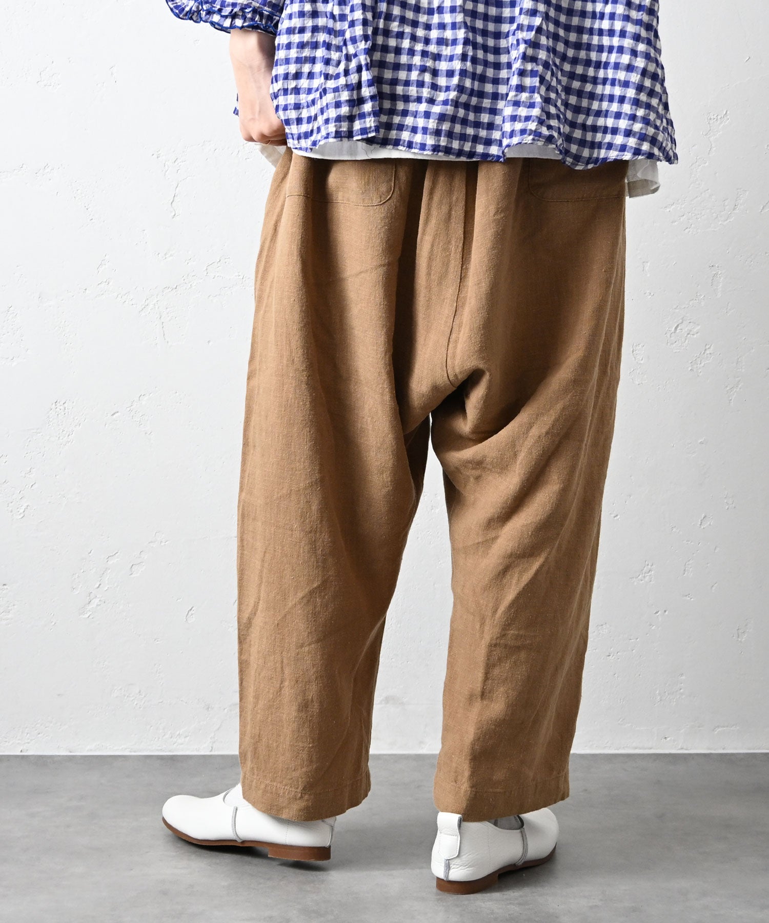 hagumu｜リネン混ボールパンツ [[hag-195]][C] | ma28 ONLINE STORE