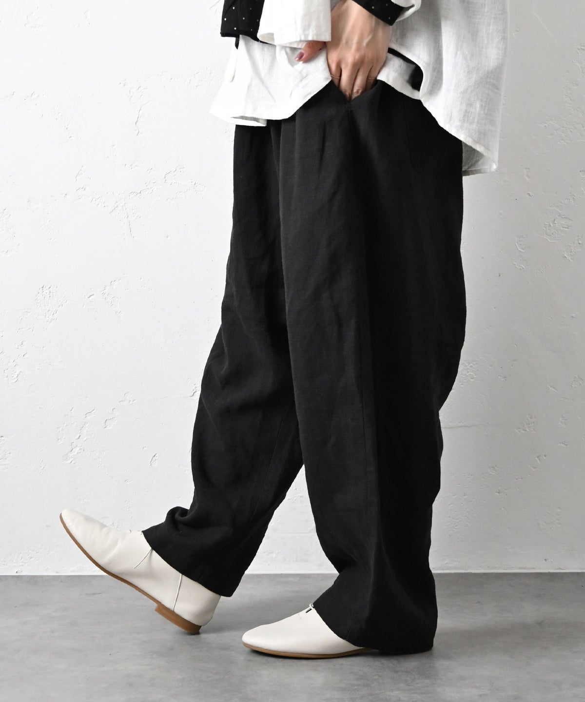 hagumu｜リネン混ボールパンツ [[hag-195]][C]