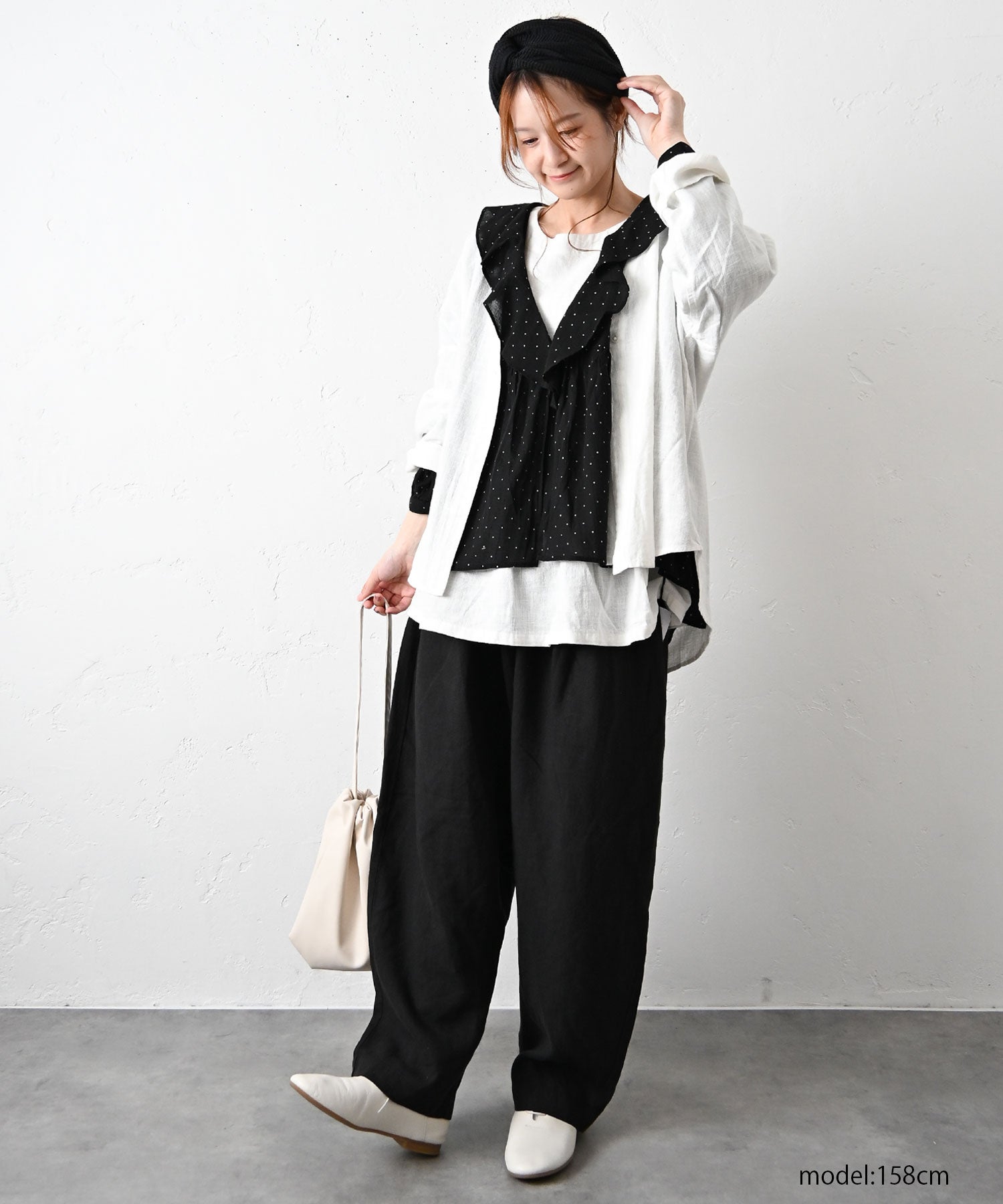 hagumu｜リネン混ボールパンツ [[hag-195]][C] | ma28 ONLINE STORE