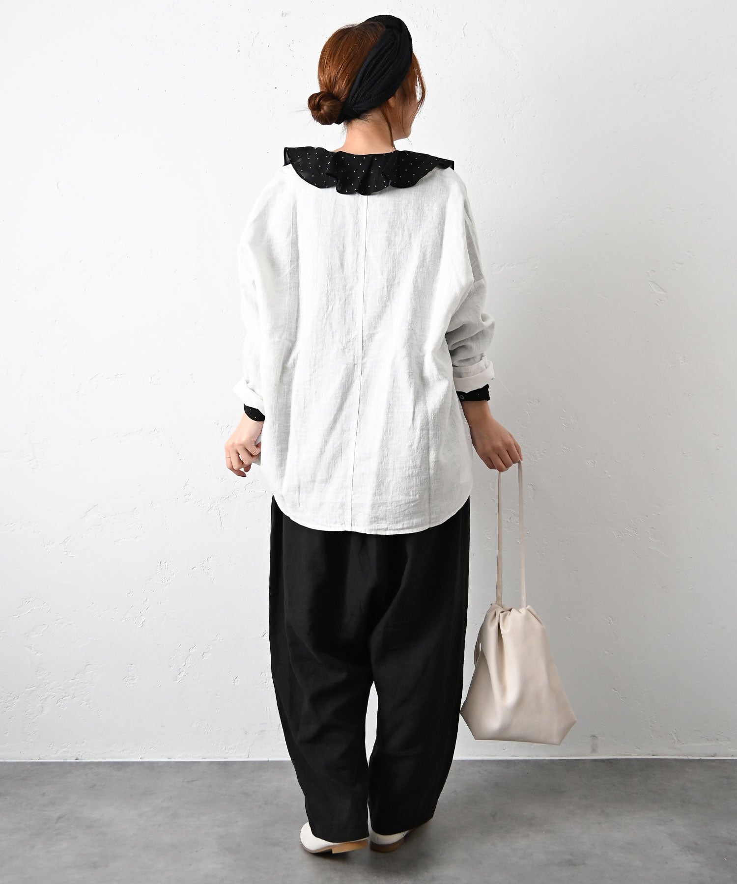 hagumu｜リネン混ボールパンツ [[hag-195]][C] | ma28 ONLINE STORE