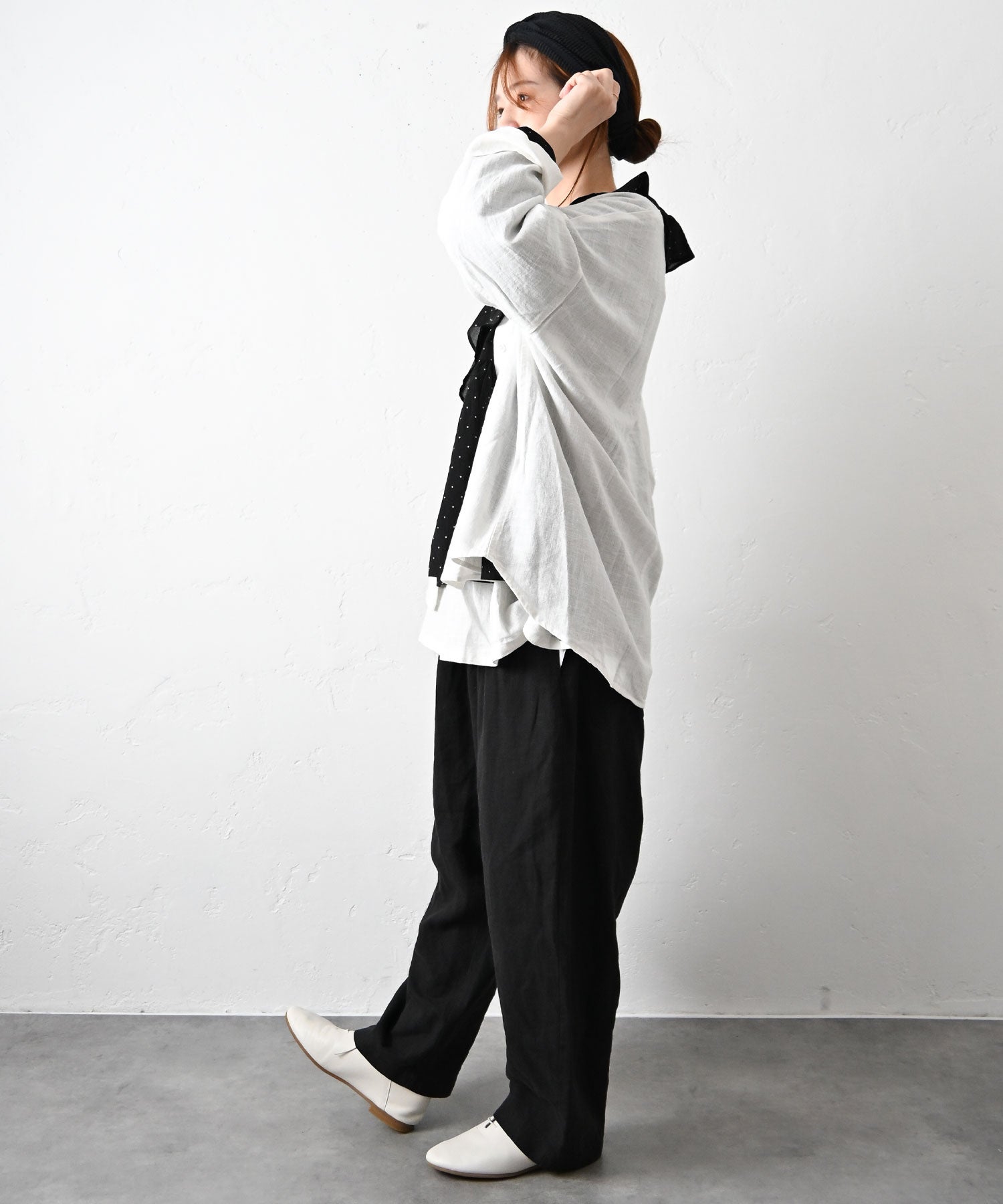 hagumu｜リネン混ボールパンツ [[hag-195]][C] | ma28 ONLINE STORE