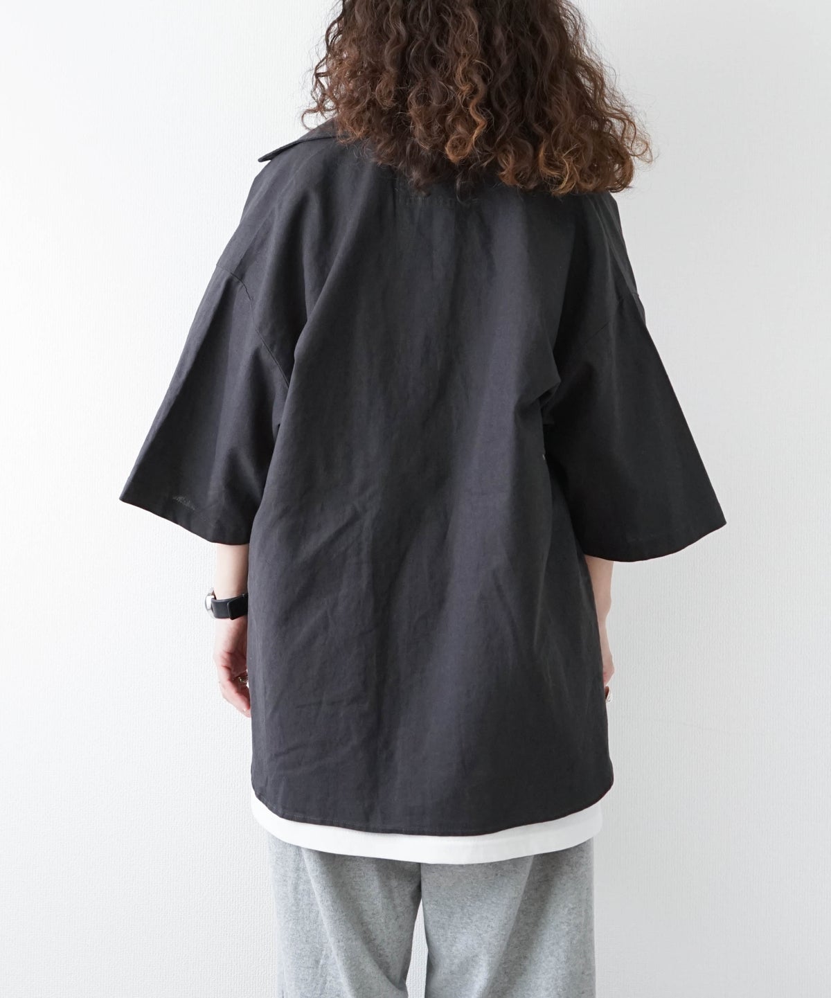 ARMY TWILL｜Cotton Linen HS Utility Shirt [[AM-2617008]][D]