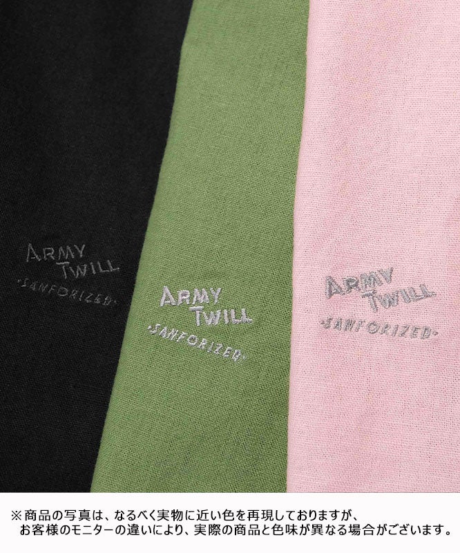 ARMY TWILL｜Cotton Linen HS Utility Shirt [[AM-2617008]][D]