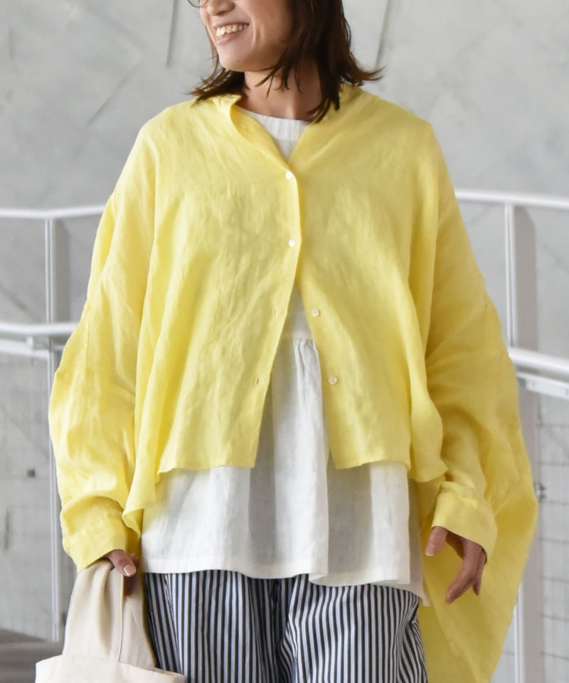 hagumu｜リネン混2wayスリーブレスプルオーバー [[hag-193]][C]