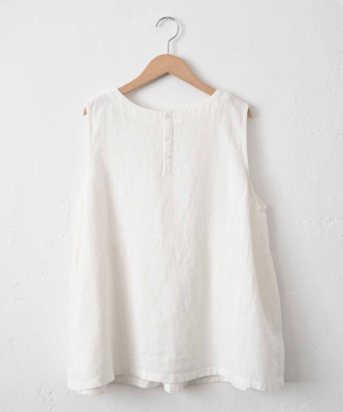 hagumu｜リネン混2wayスリーブレスプルオーバー [[hag-193]][C]