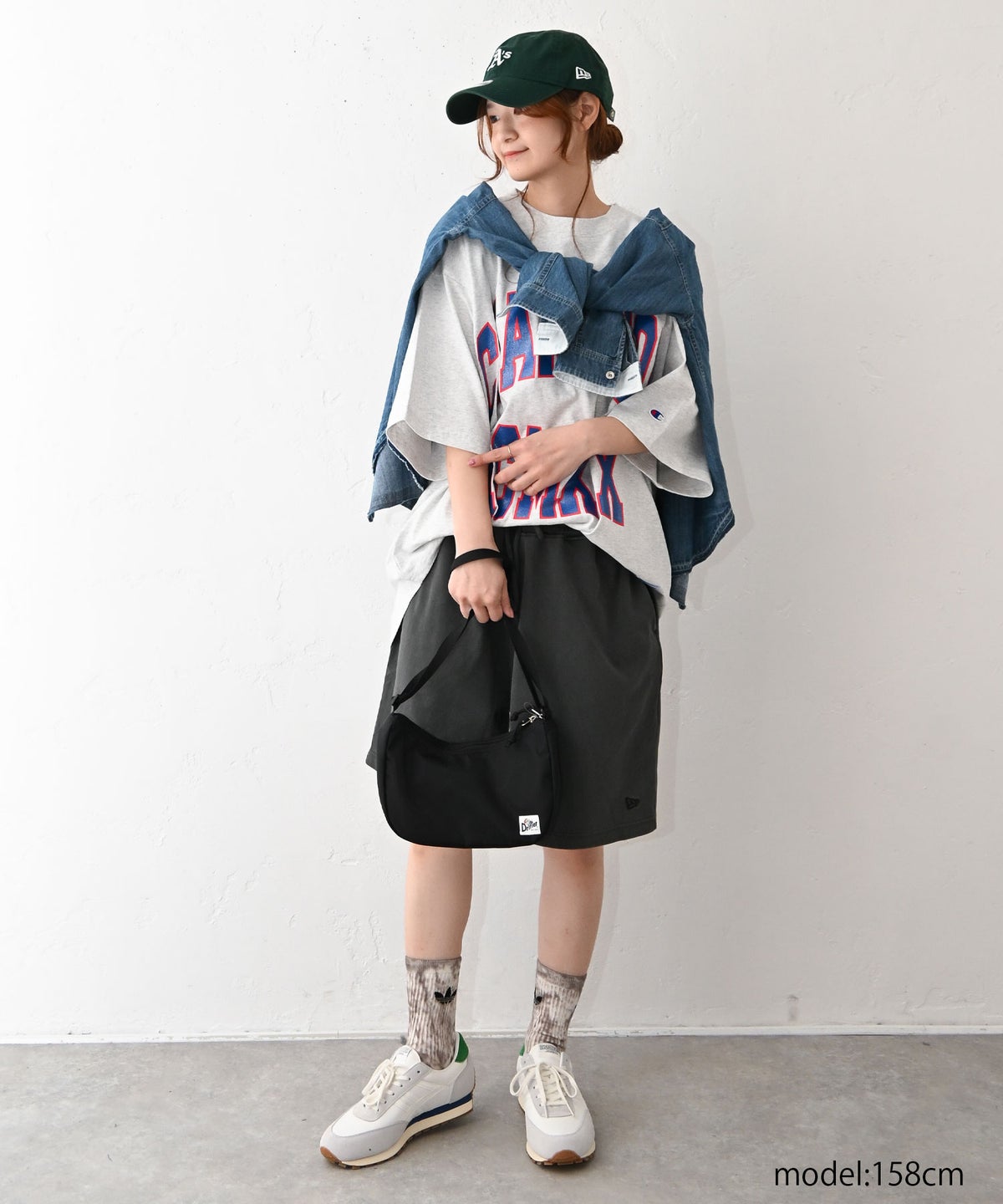 Champion｜SHORT SLEEVE T-SHIRT(カレッジロゴオーバーTee) [[C3-D333]][C]