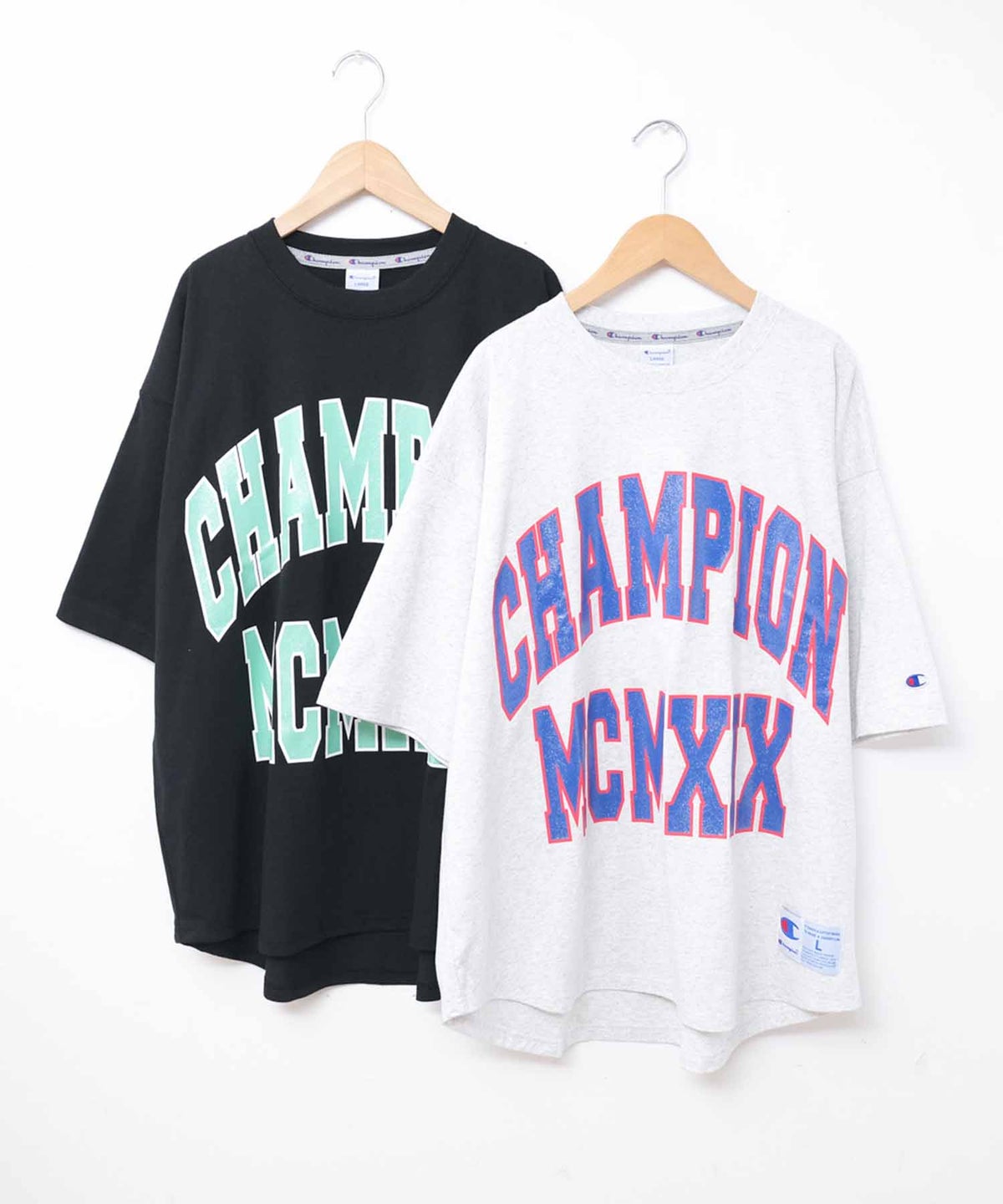Champion｜SHORT SLEEVE T-SHIRT(カレッジロゴオーバーTee) [[C3-D333]][C]
