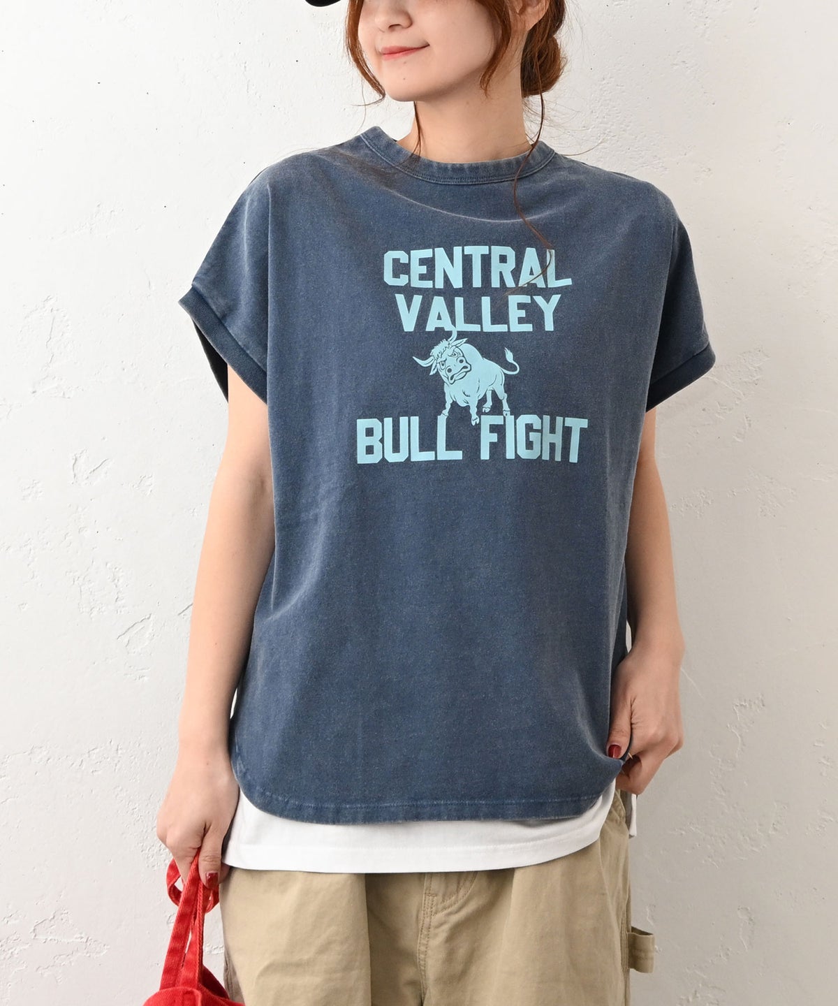 Champion｜FRENCH SLEEVE SHIRT(ピグメントプリントロゴフレンチTee) [[CW-D308]][C]