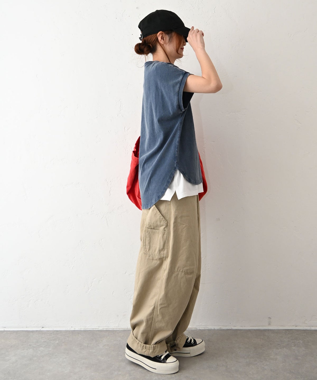 Champion｜FRENCH SLEEVE SHIRT(ピグメントプリントロゴフレンチTee) [[CW-D308]][C]