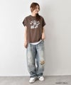 Champion｜FRENCH SLEEVE SHIRT(ピグメントプリントロゴフレンチTee) [[CW-D308]][C]