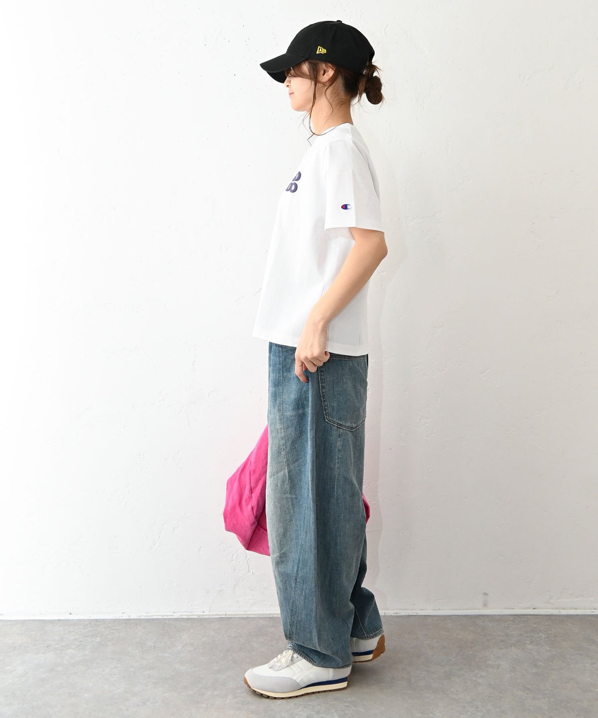 Champion｜SHORT SLEEVE T-SHIRT(胸元ロゴTee) [[CW-D318]][C]