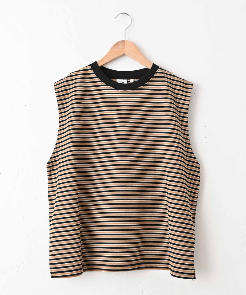  STAR＆STRIPE｜NO SLEEVE CREW B MUL TI [[SSMD-200M]][C]