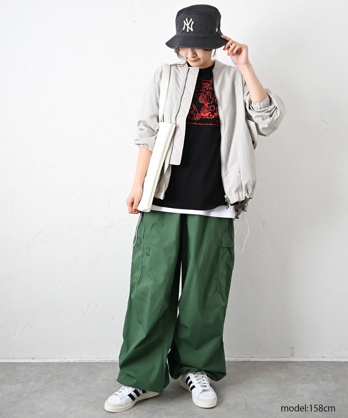 DENIM&DUNGAREE｜天竺SNOOPY EVER SEEN Tシャツ [[22621491]][C]