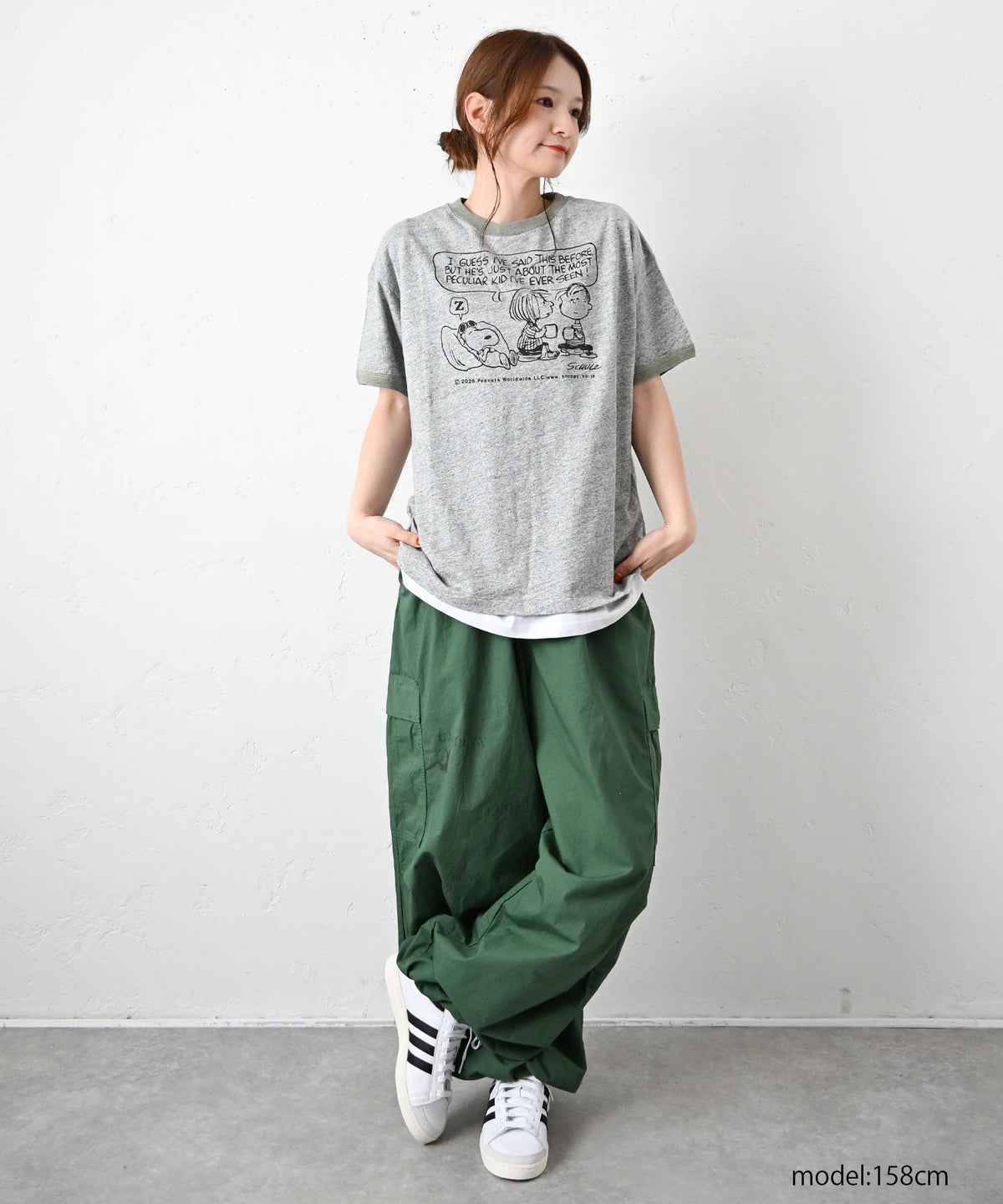 DENIM&DUNGAREE｜天竺SNOOPY EVER SEEN Tシャツ [[22621491]][C]