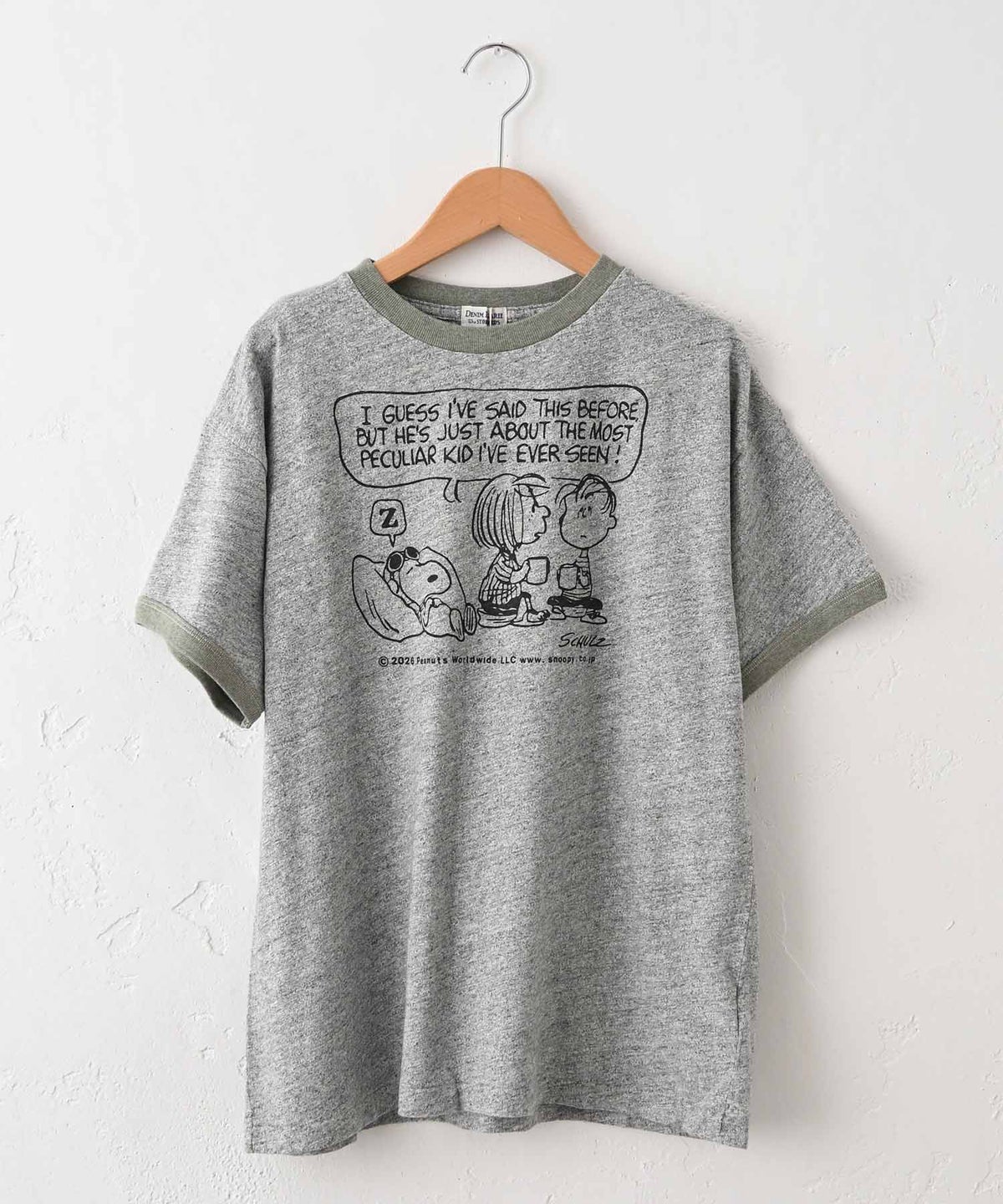 DENIM&DUNGAREE｜天竺SNOOPY EVER SEEN Tシャツ [[22621491]][C]