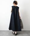 08Mab｜リネンコットンデニムノースリーブワンピース [[CF-1225HF1338]][C]