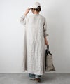 08Mab｜リネンオープンカラーワンピース [[CF-1225HF1327]][C]