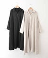 08Mab｜リネンオープンカラーワンピース [[CF-1225HF1327]][C]