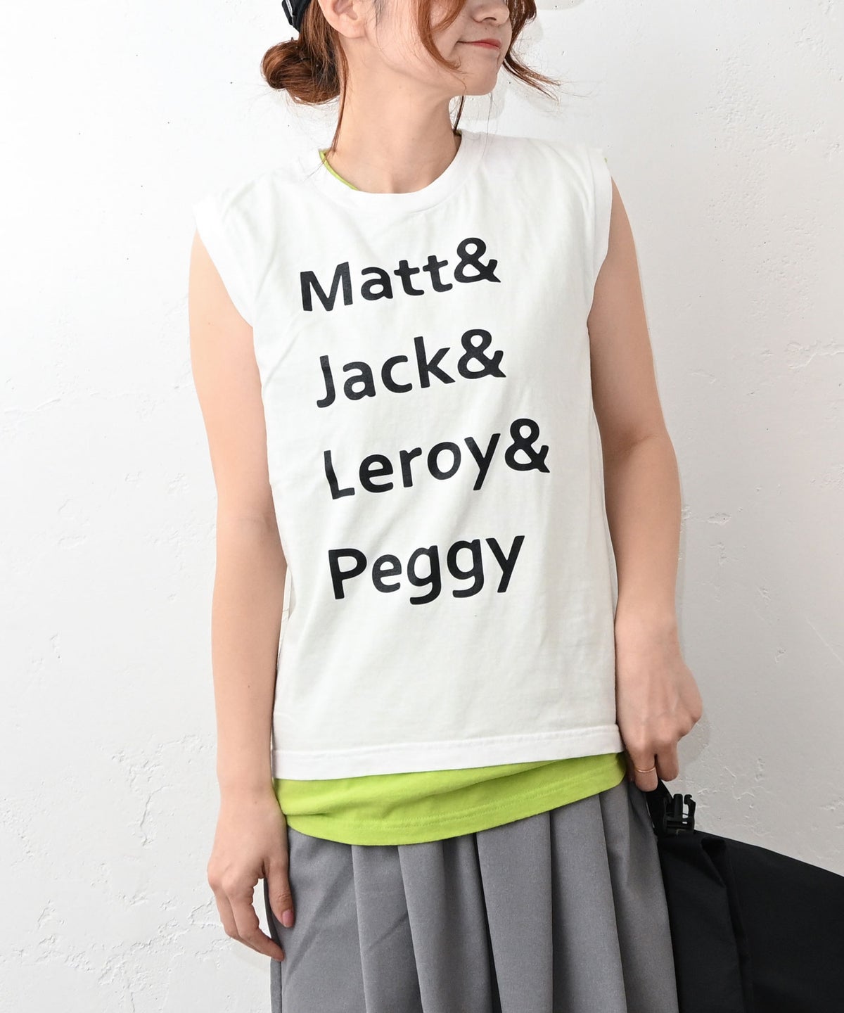 THE DAY｜ロゴ入りノースリーブTee [[TG-260522]][C]