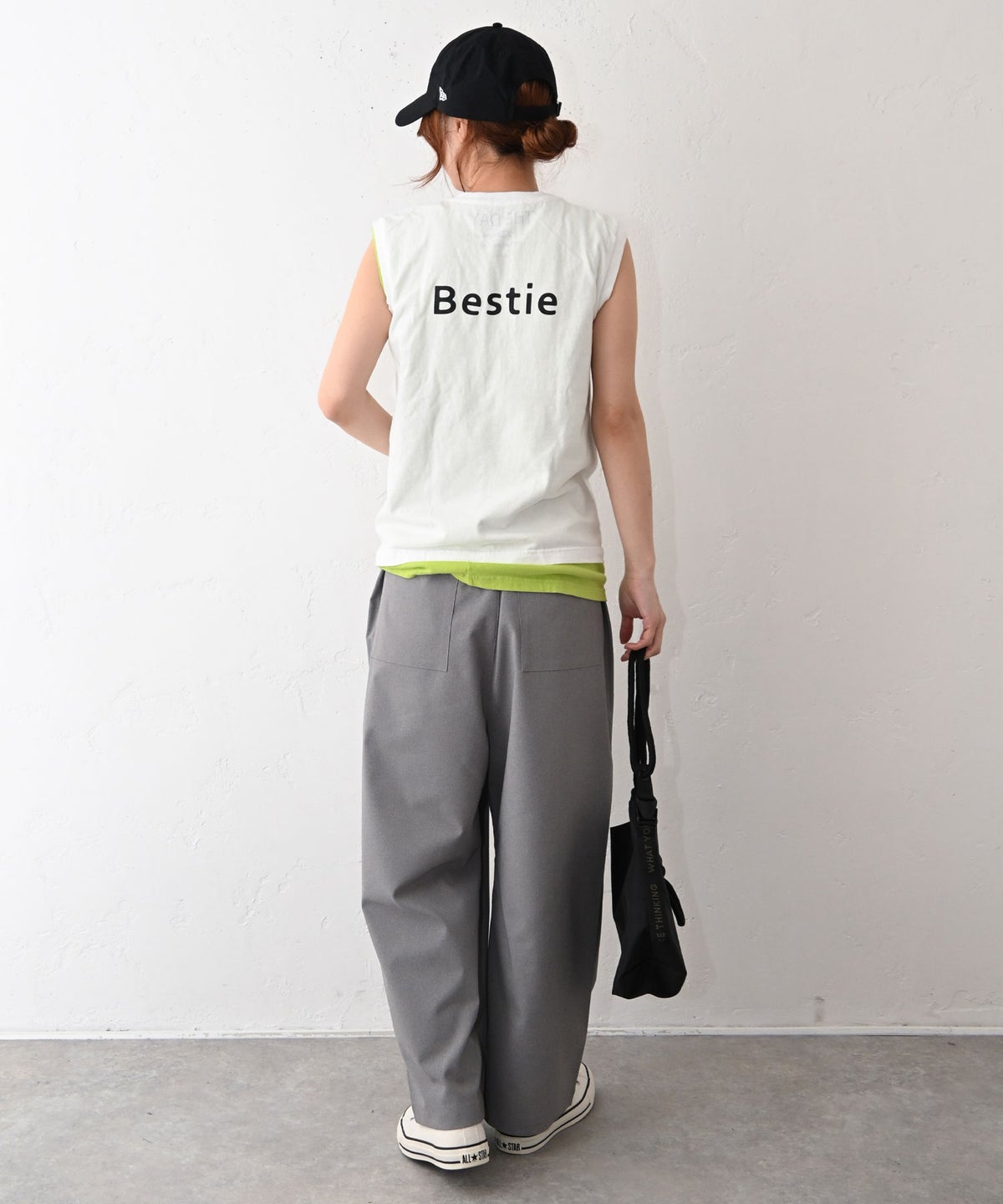 THE DAY｜ロゴ入りノースリーブTee [[TG-260522]][C]