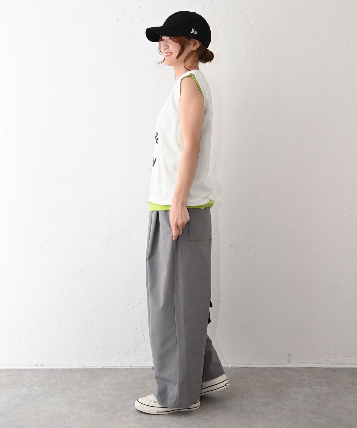 THE DAY｜ロゴ入りノースリーブTee [[TG-260522]][C]