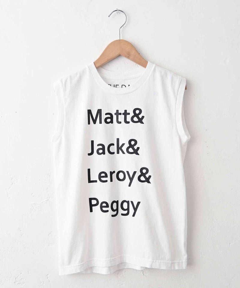 THE DAY｜ロゴ入りノースリーブTee [[TG-260522]][C]