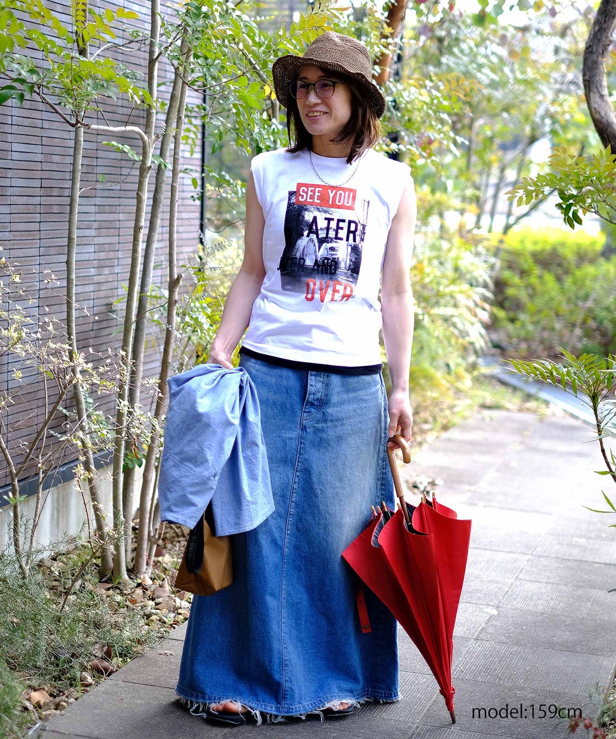 THE DAY｜ノースリーブTシャツ(プリント) [[TG-260524]][C]