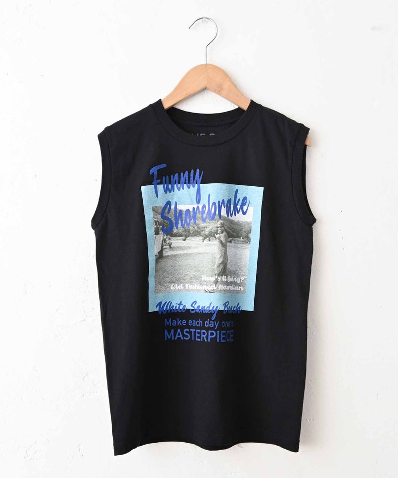 THE DAY｜ノースリーブTシャツ(プリント) [[TG-260525]][C]