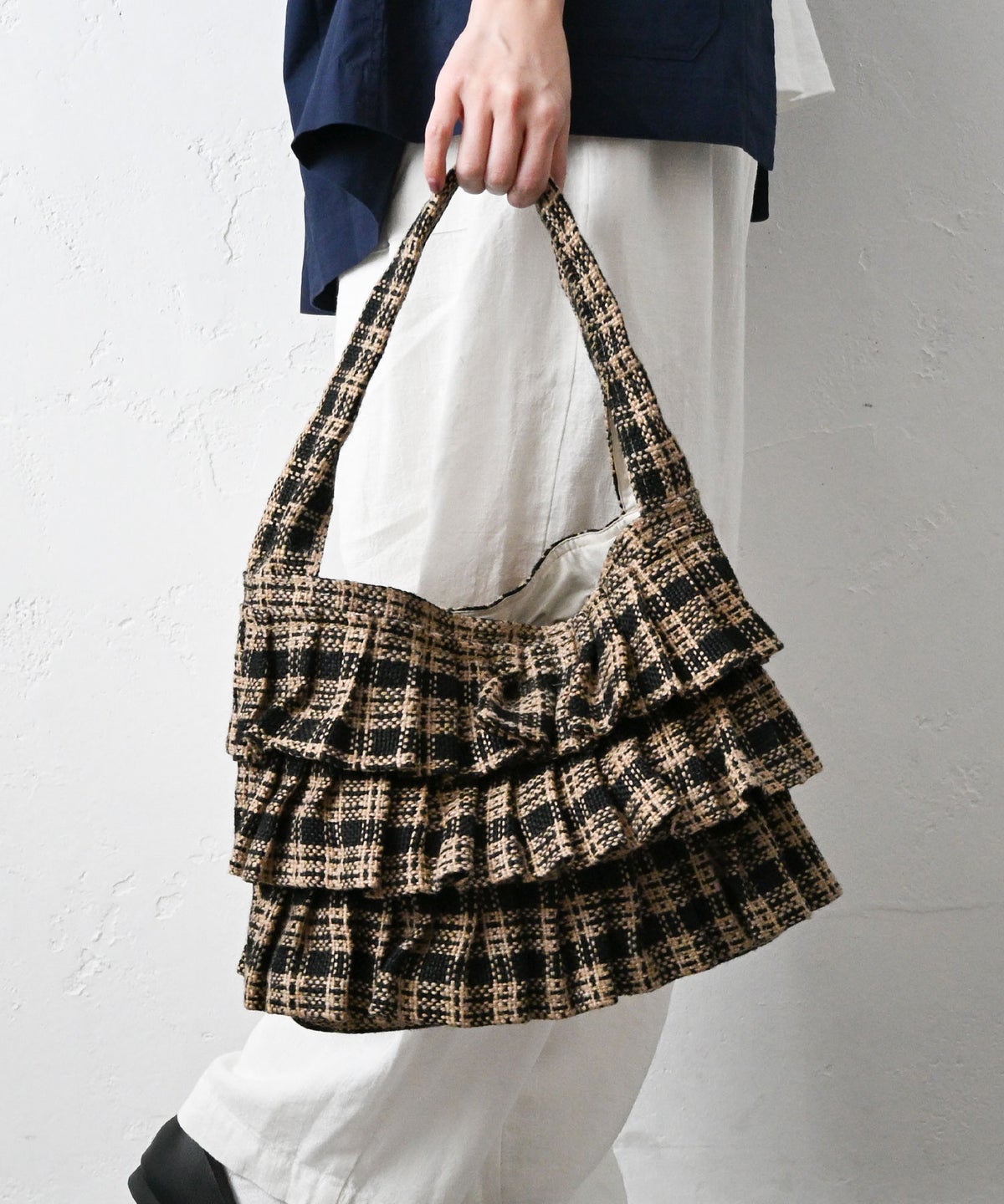 TARANGO JUTE｜ジュートフリルバッグ [[JLB-635]][C]