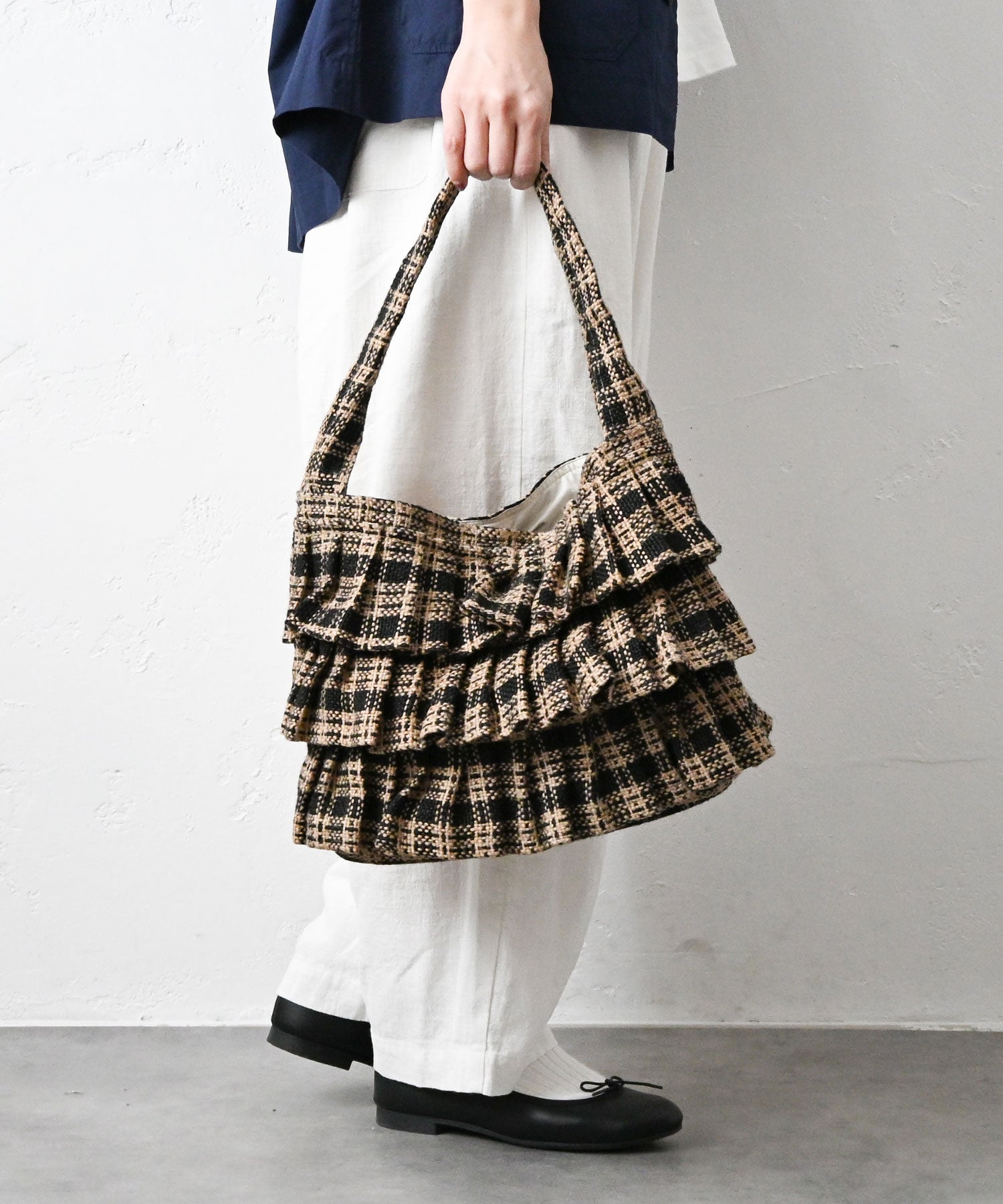 TARANGO JUTE｜ジュートフリルバッグ [[JLB-635]][C] | ma28 ONLINE STORE