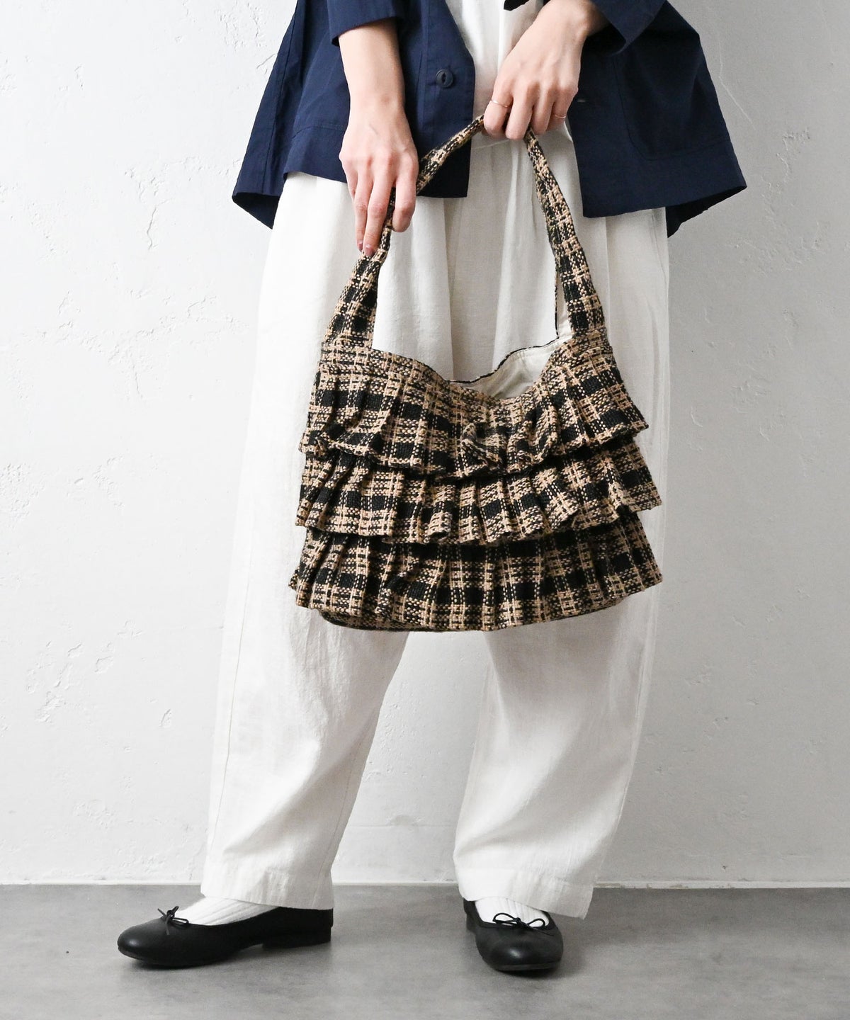 TARANGO JUTE｜ジュートフリルバッグ [[JLB-635]][C]