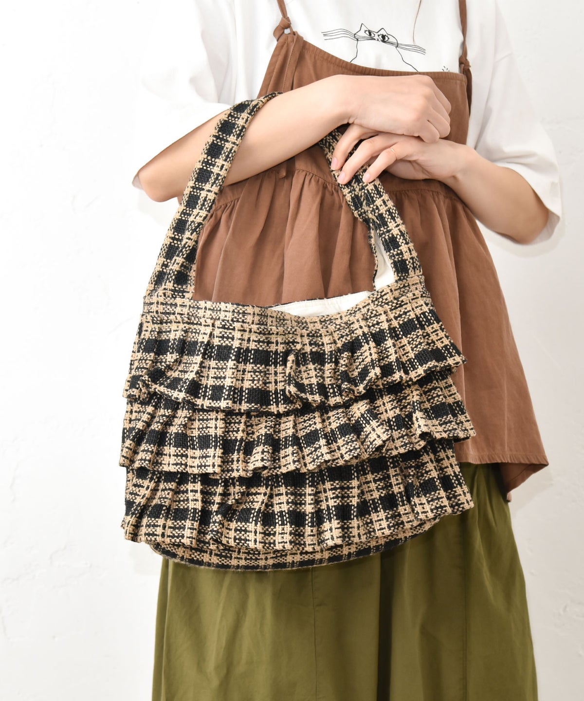 TARANGO JUTE｜ジュートフリルバッグ [[JLB-635]][C]