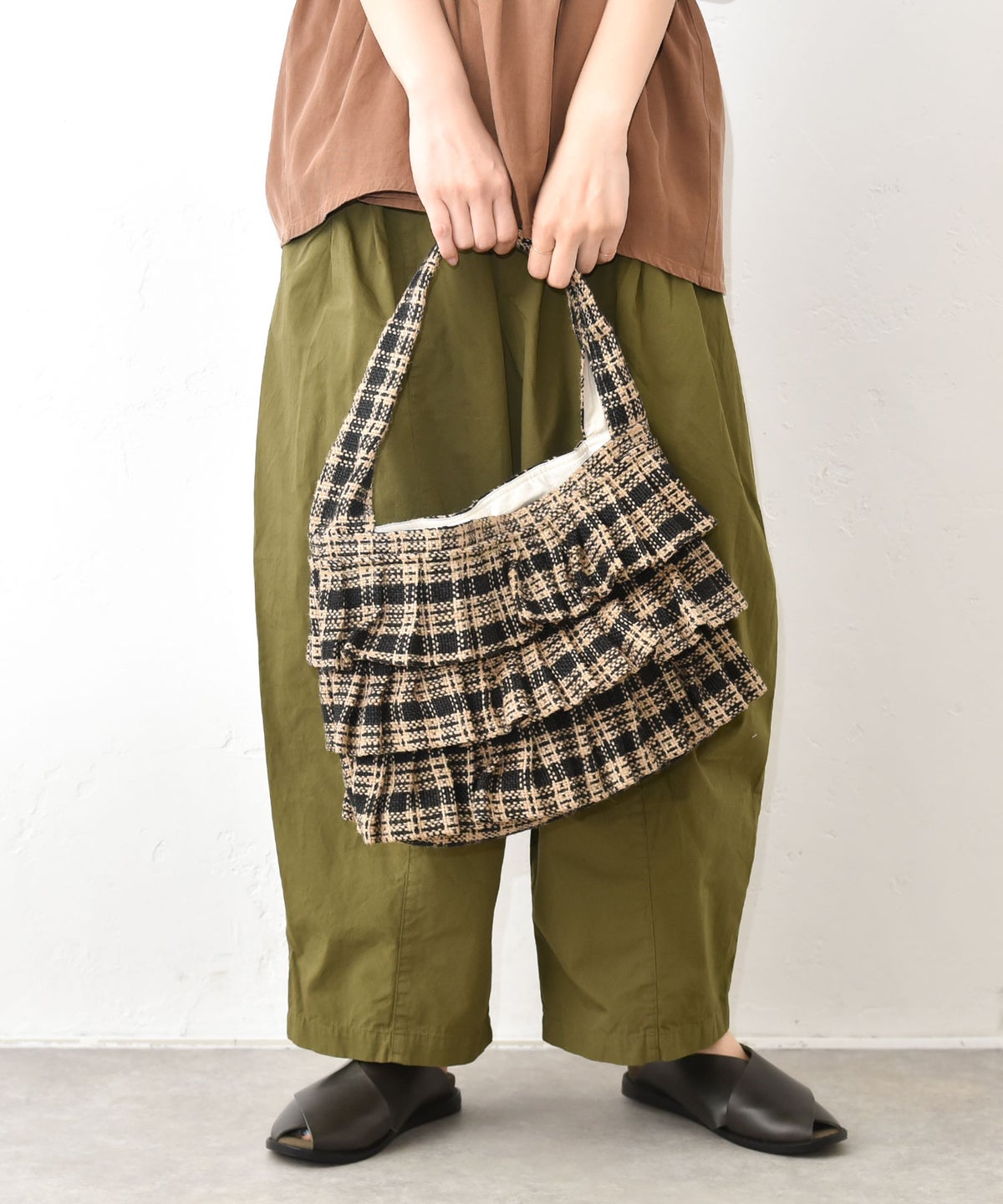 TARANGO JUTE｜ジュートフリルバッグ [[JLB-635]][C]