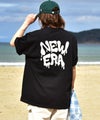 NEW ERA｜SS OS CT TEE WALL ART DRIP BLK(バックプリントオーバーTee) [[14856663]][C]