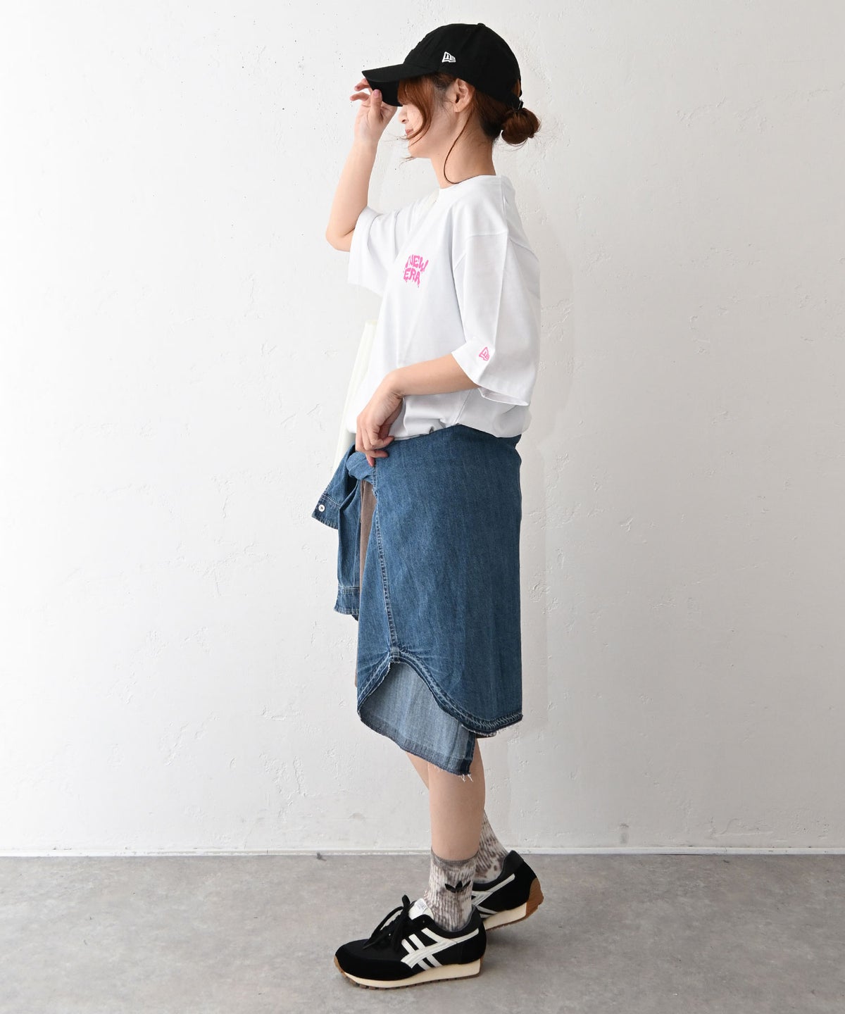 NEW ERA｜SS OS CT TEE WALL ART DRIP WHI(バックプリントオーバーTee) [[14856662]][C]