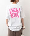 NEW ERA｜SS OS CT TEE WALL ART DRIP WHI(バックプリントオーバーTee) [[14856662]][C]
