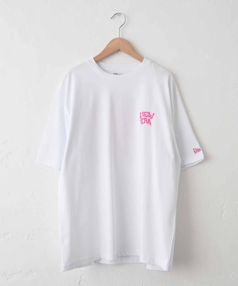 NEW ERA｜SS OS CT TEE WALL ART DRIP WHI(バックプリントオーバーTee) [[14856662]][C]