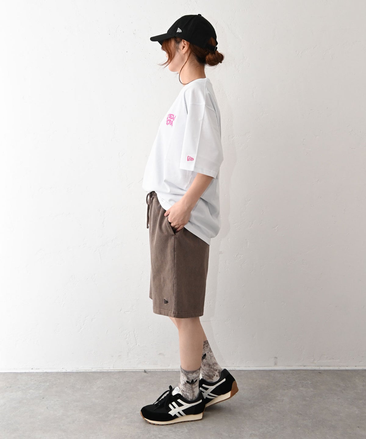 NEW ERA｜GARMENT DYE HWC SHORT PT BRN [[14856738]][C]
