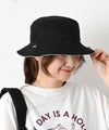 NEW ERA｜BUCKET01 REV LOSDOD BLK PBL(ロゴバケットハット) [[14744772]][C]